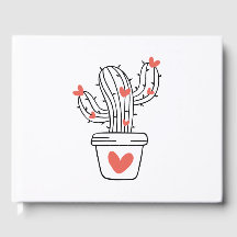 Cute cactus med hjärtan i grönt