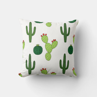 Cute Cactus Mönster Kudde