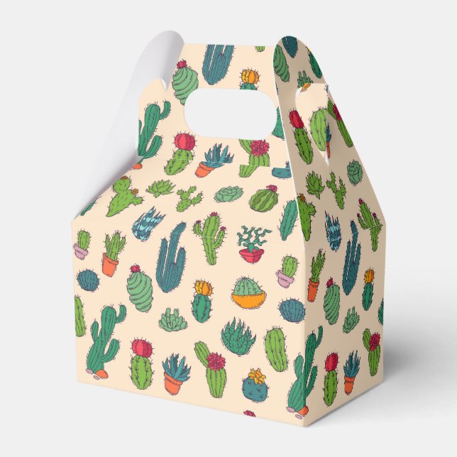 Cute Cactus Mönster Presentaskar (Framsidan Sidan)