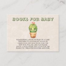 Cute Cactus Succuls Bokar för Baby