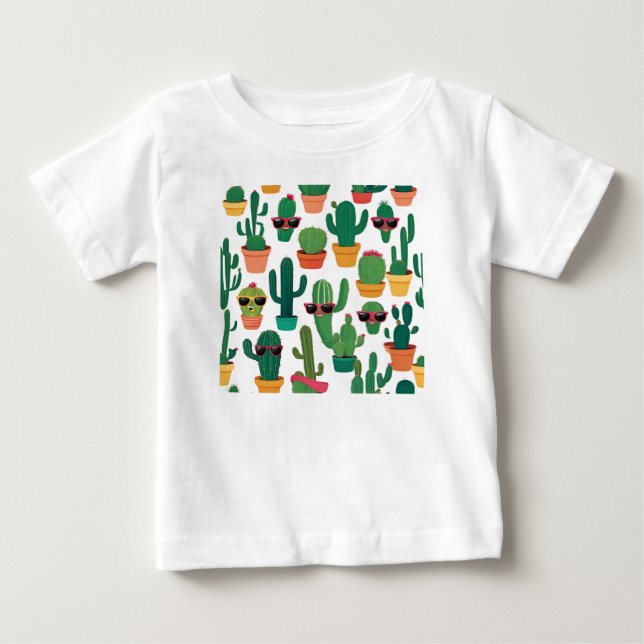 Cute Cactus T-Shirt (Framsida)
