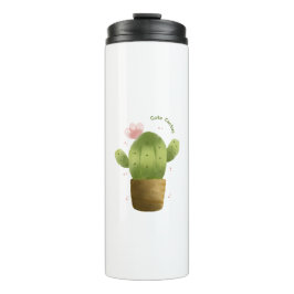 Cute Cactus Travel Tumbler – Kawaii Succulent Cup