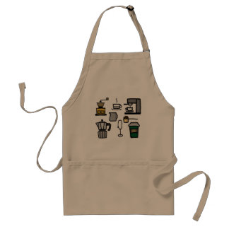Cute cafe verktyg apron förkläde