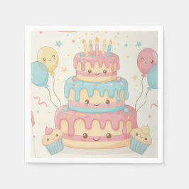 Cute Cake and Cupcakes Pappersservett