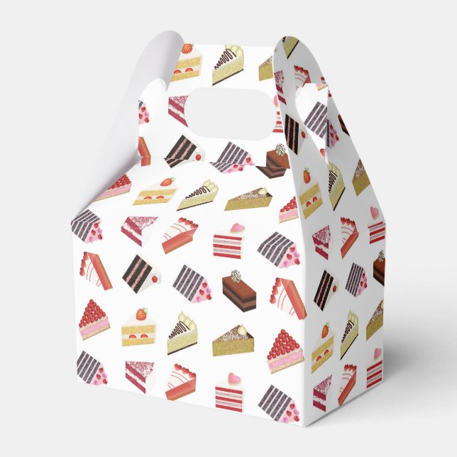 Cute Cake-sorten Mönster Presentaskar (Framsidan Sidan)