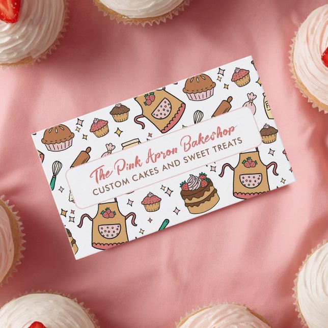 Cute Cakes Home Bakery  Visitkort (Skapare uppladdad)