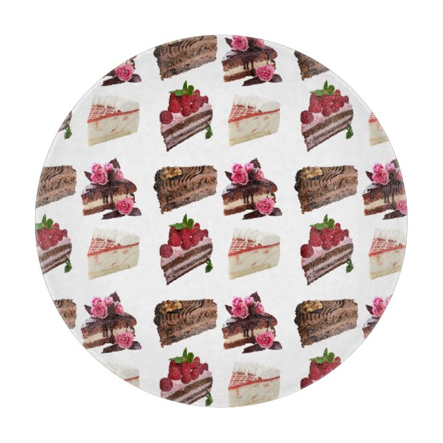 Cute Cakes Lovers Desserts Pattern Quirky (Framsidan)