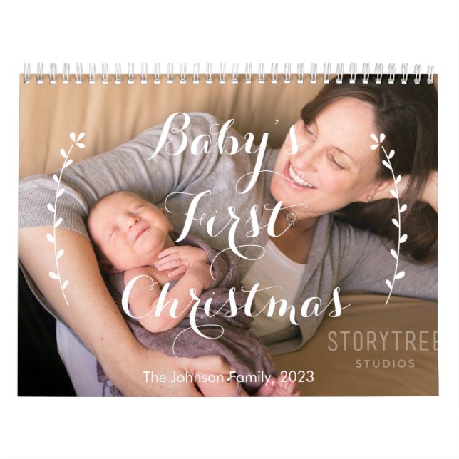 Cute Calendar 2023 Spädbarn Första jul Kalender (Omslag)