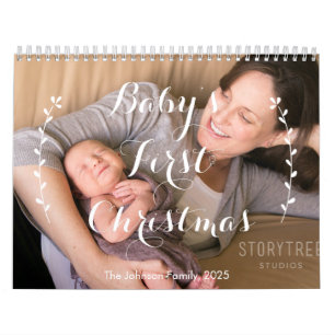 Cute Calendar 2025 Spädbarn Första jul Kalender