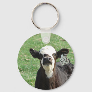 Cute Calf Nyckelring