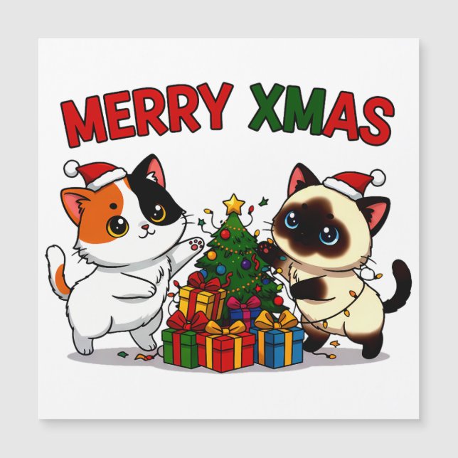 Cute Calico & Siamese Kitten Gift (Framsida)