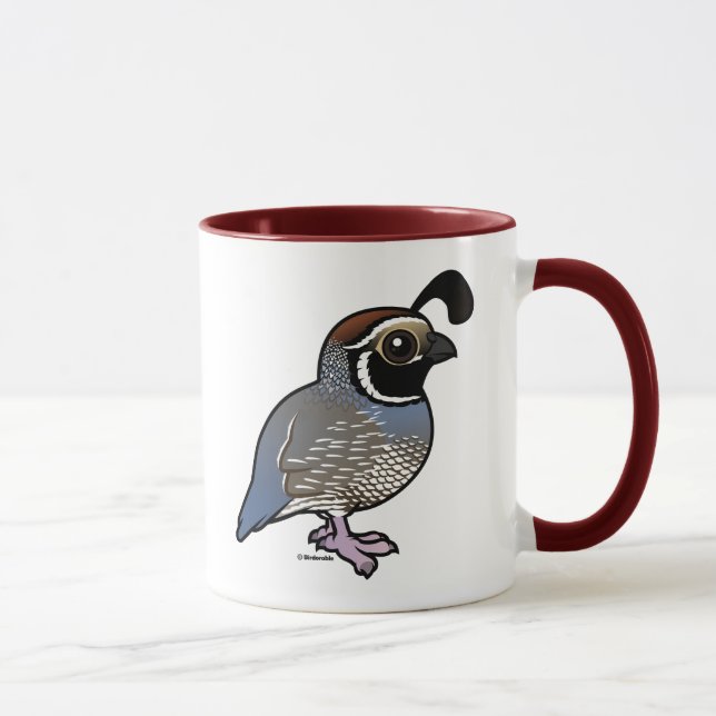 Cute California Quail Mugg (Höger)