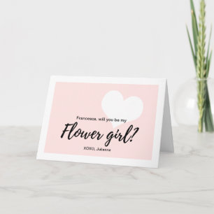 Cute Calligraphy... Ska du vara min blomma? Inbjudan