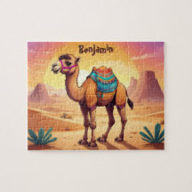 Cute Camel in Desert Personlig Kids