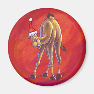 Cute Camel Jul på Red Magnet