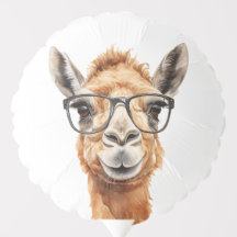 Cute camel med glasögon