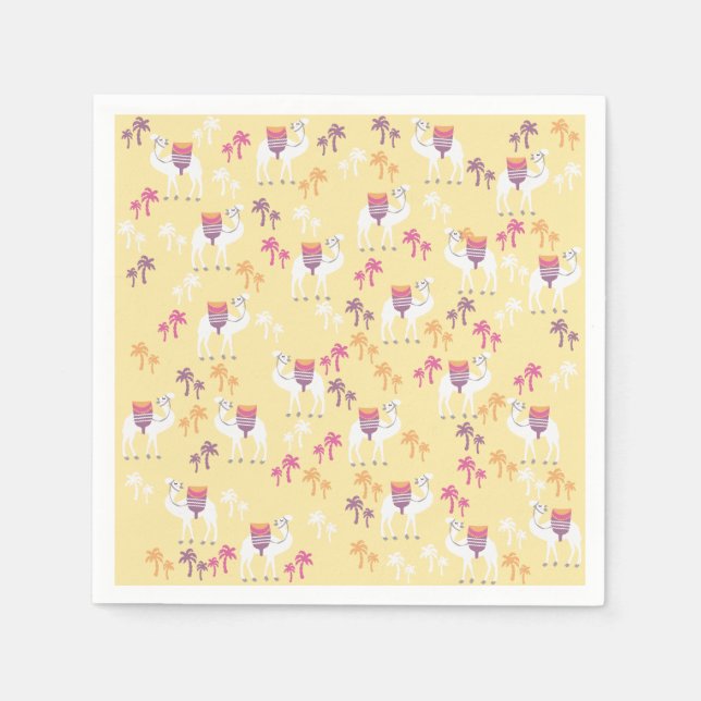 Cute Camel Papper Napkins Pappersservett (Framsidan)