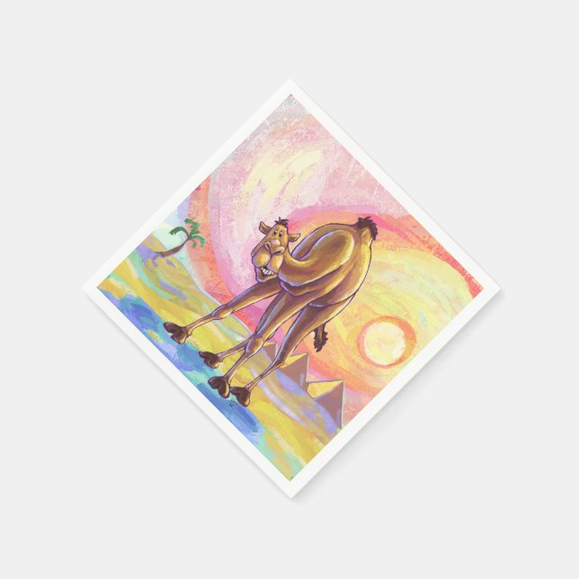 Cute Camel Party Centre Pappersservett (Hörn)