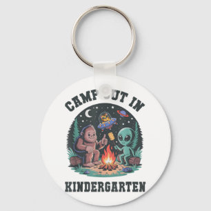 Cute Camp out in Kindergarten Tiny Bigfoot Campgro Nyckelring