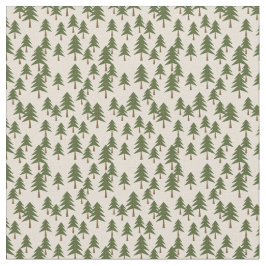 Cute camper Cabin träd mönster Tyg