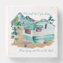 Cute Camper Caravan-dekortecken - Glamper Stil!