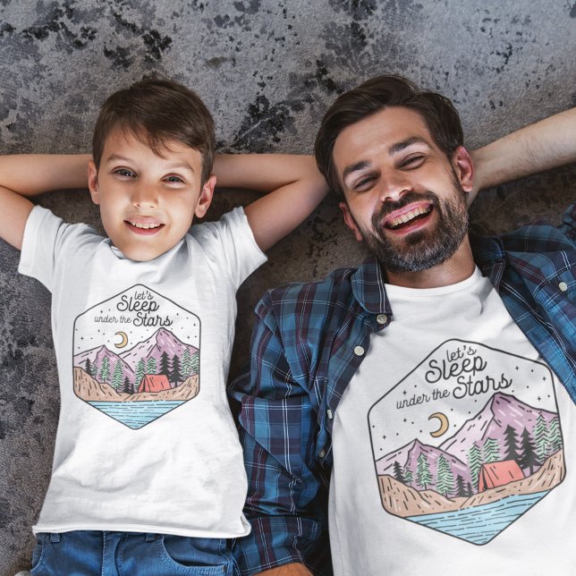 Cute Camping Family Resa T Shirt (Skapare uppladdad)