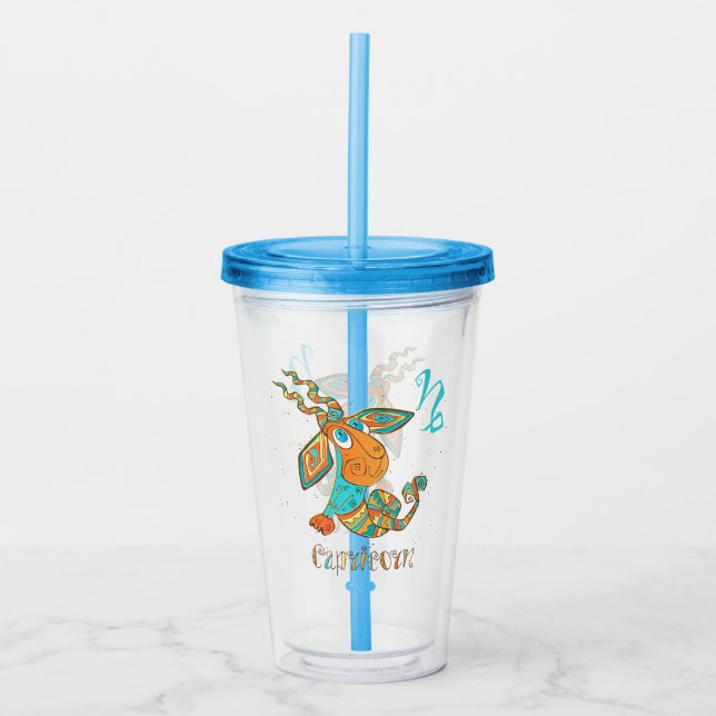 Cute Cancer Capricorn Take Away Mugg (Framsida)