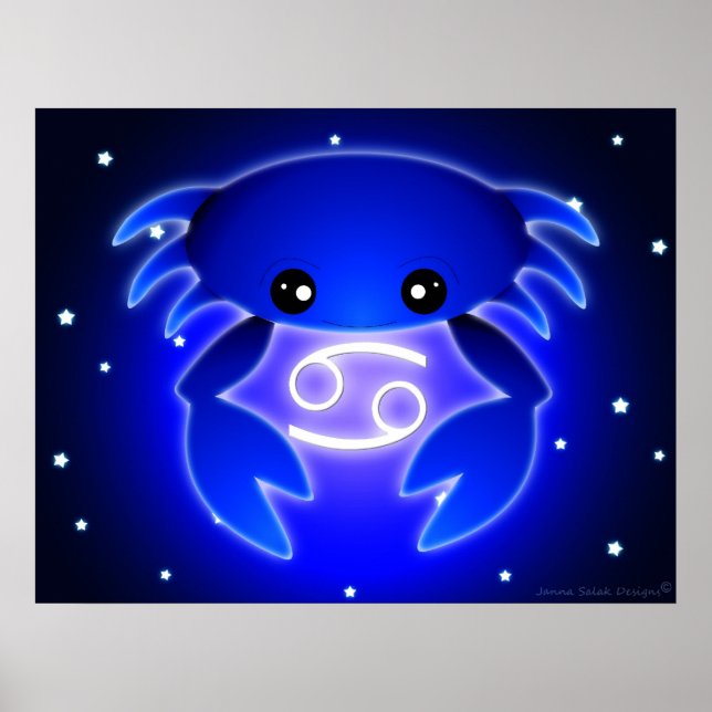Cute Cancer Zodiac Poster (Framsidan)