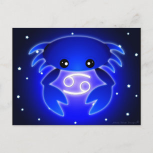 Cute Cancer Zodiac Vykort