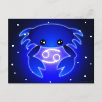 Cute Cancer Zodiac Vykort