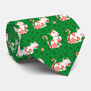 Cute Candy cane Cat Slips