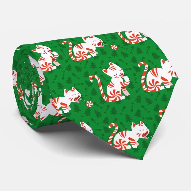 Cute Candy cane Cat Slips (Rullad)