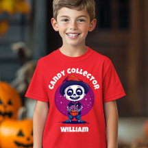 Cute Candy Collector Skeleton Boys Halloween