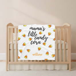 Cute Candy corn Mönster Anpassningsbar Fleece Blan
