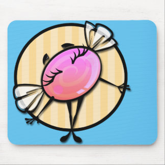 CUTE CANDY GIRL ILLUSTRATION MOUSE PAD MUSMATTA