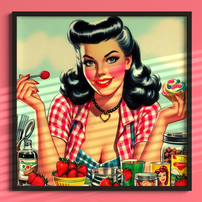Cute Candy Pinup Poster (Skapare uppladdad)