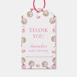 Cute Candy Valentine Sweetheat Baby Shower Presentetikett