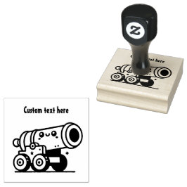 Cute Cannon Stämpel