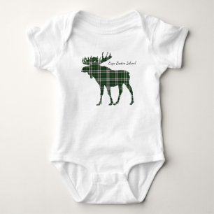Cute Cape Breton Island moose tartan shirt Tröja