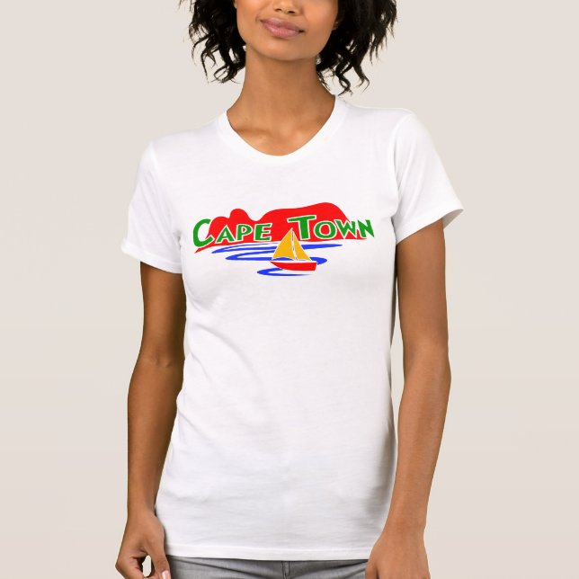 Cute Cape Town Dam Anpassade T-Shirt (Framsida)
