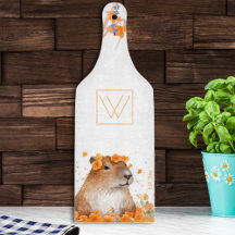 Cute Capybara Älskare Gift Personlig Monogram