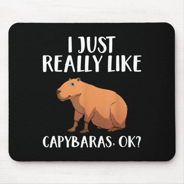Cute Capybara Art For Men Women Kids Animal Rodent Musmatta (Framsidan)
