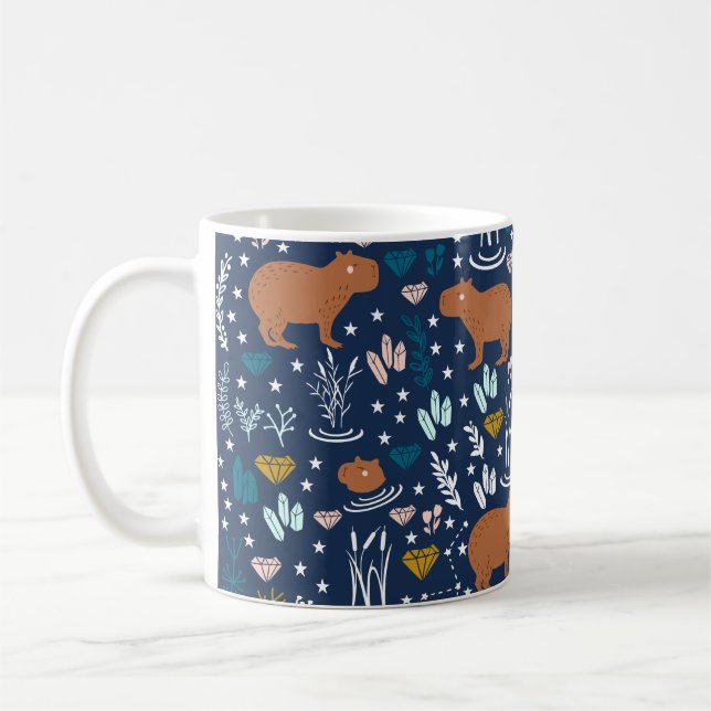 Cute Capybara Coffee Mugg (Vänster)