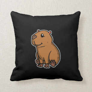 Cute Capybara Costume Rodent Gift Idea Kudde