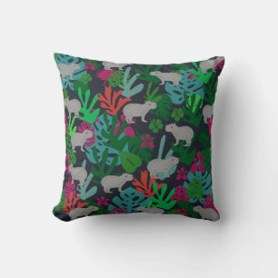 Cute Capybara dekorativ kudde