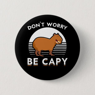 Cute Capybara Funny Zoo Animal Knapp