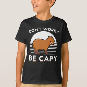 Cute Capybara Funny Zoo Animal T Shirt