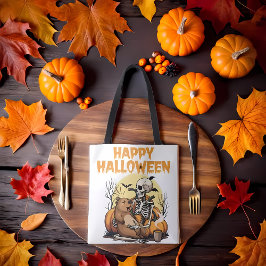 Cute Capybara Halloween Tote Bag Tygkasse
