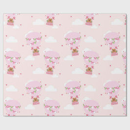 Cute Capybara Hot Air Balloon Presentpapper