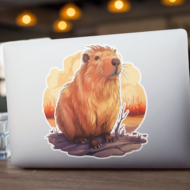Cute Capybara Klistermärken (Skapare uppladdad)